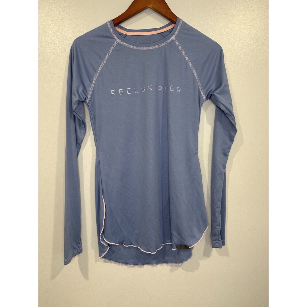 Reel‎ Skipper Womens Classic Performance Shirt Medium Fishing Outdoors Trails